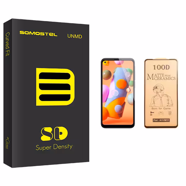 محافظ صفحه نمایش سرامیکی سوماستل مدل SD Glass مناسب برای گوشی موبایل سامسونگ Galaxy A11