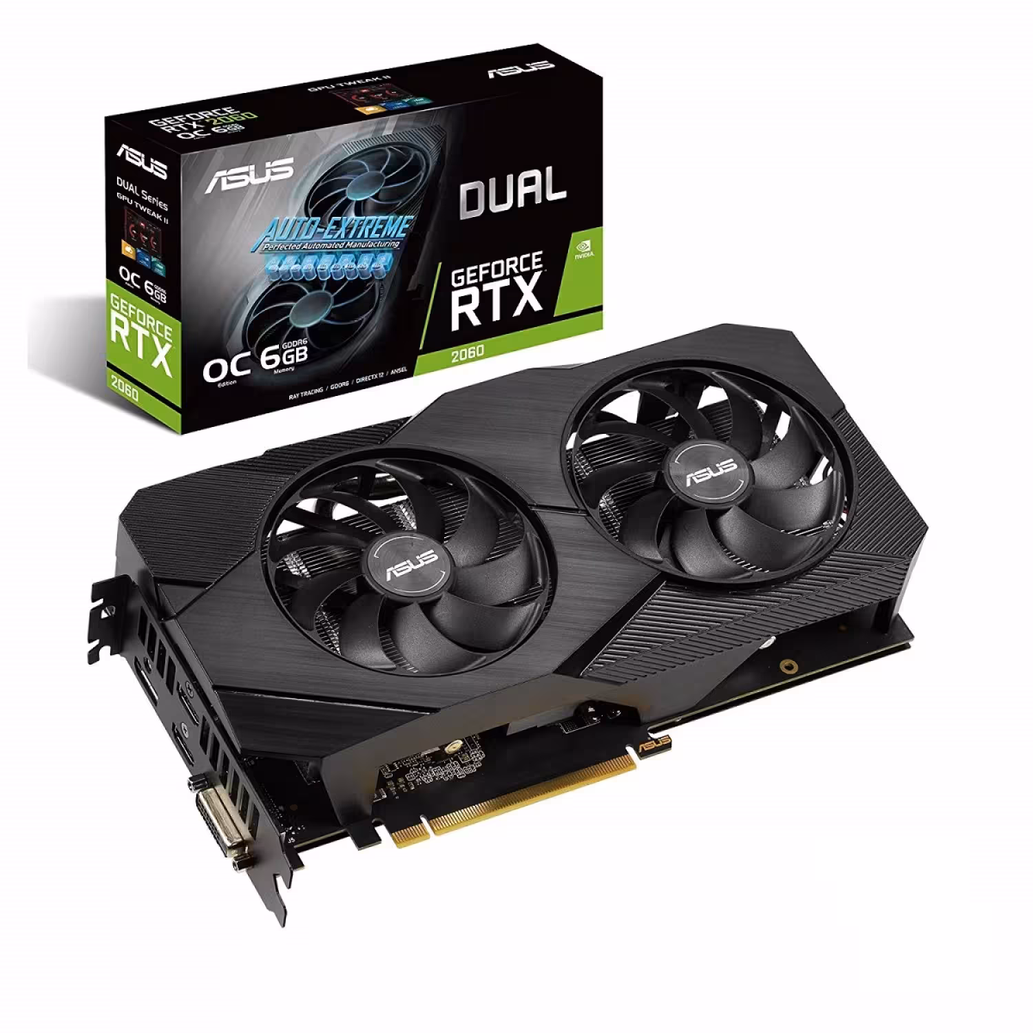کارت گرافیک ایسوس DUAL-RTX2060-O6G-EVO
