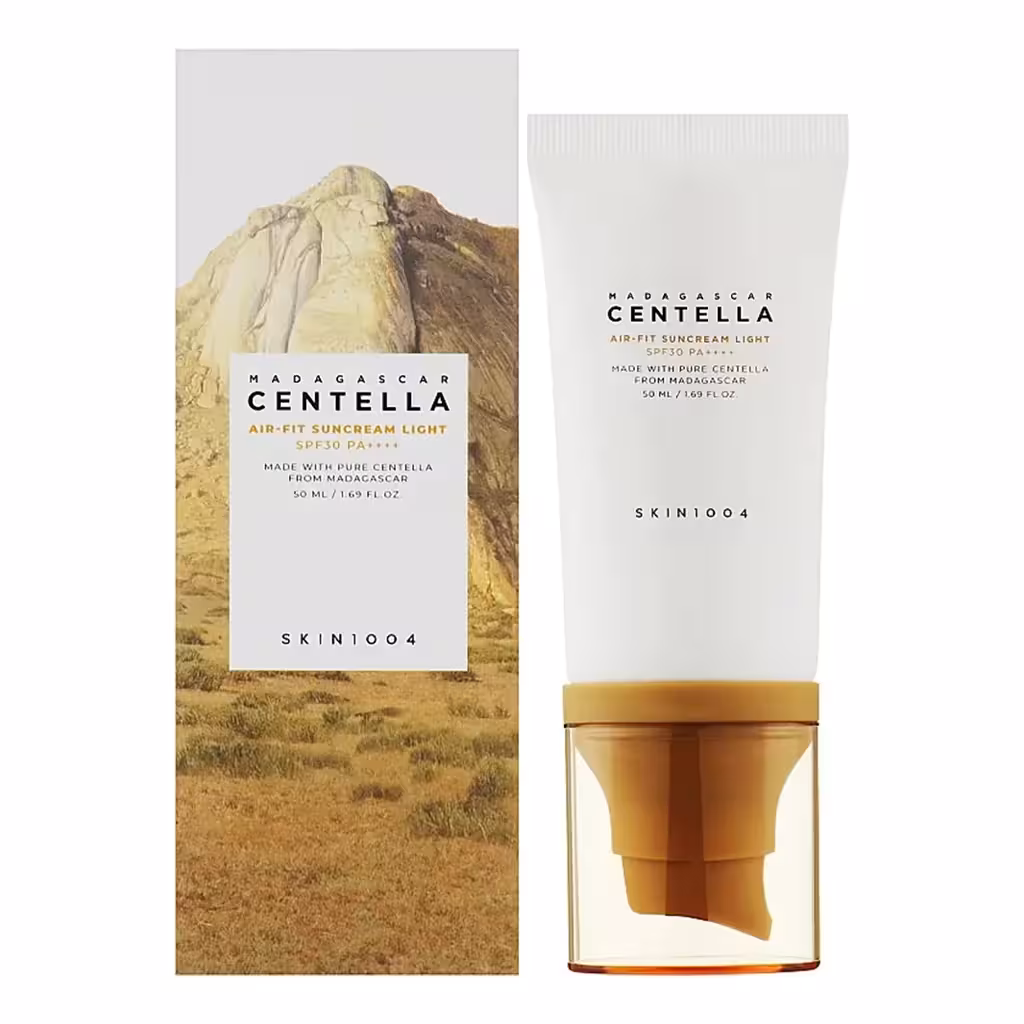 کرم ضد آفتاب سنتلا مخصوص پوستهای خشک و حساس (50 میل)  Skin1004 Madagascar Centella Air-Fit Suncream Light SPF30