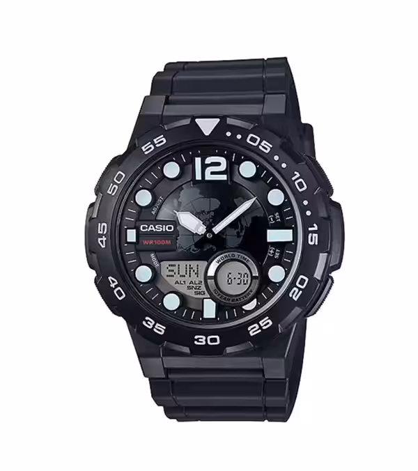 ساعت مچی دیجیتالی اسپرت کاسیو مدل CASIO AEQ-100W-1AVDF