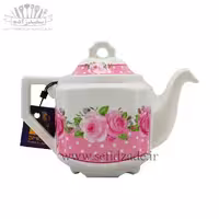 قوری چینی شکس (SHEX) مدل پروین صورتی 750ml