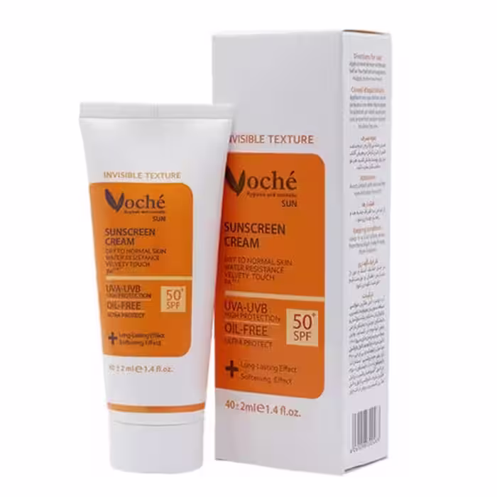 کرم ضد آفتاب پوست خشک و معمولی بی رنگ وچه SPF50