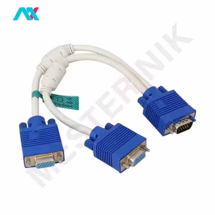 کابل 1 به 2 VGA کایزر مدل 6 3 طول 0.3 متر