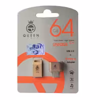 فلش 64 گیگ Queen Tech UNIQUE Plus   OTG