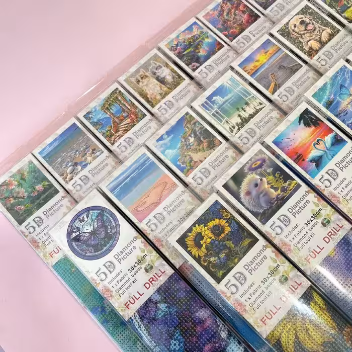 نقاشی الماسی بزرگسال فول نگین 30 در 30