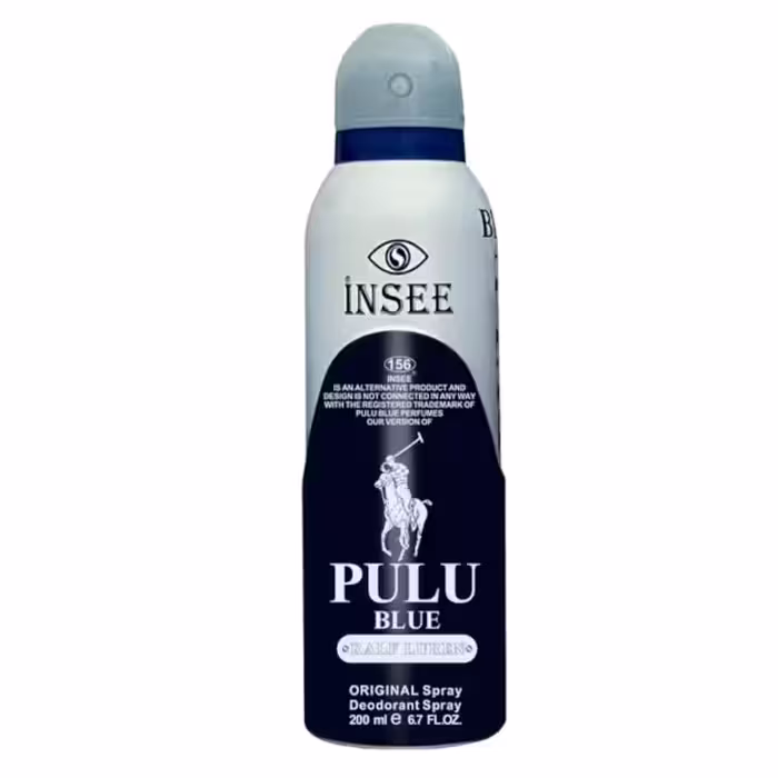اسپری بدن مردانه اینسی مدل PULU BLUE