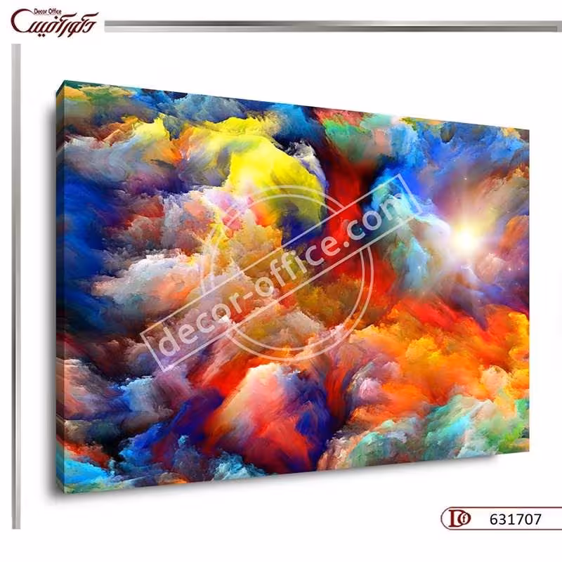 تابلو دکوراتیو انتزاعی R1707