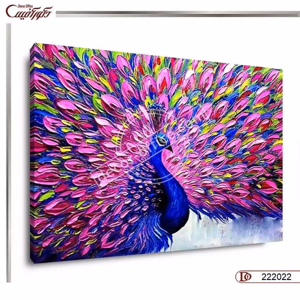 تابلو دکوراتیو طاووس R2022