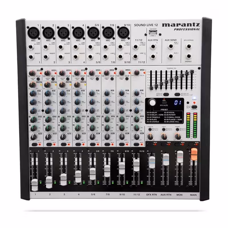 میکسر صدا مرنتز مدل Marantz Sound Live 12