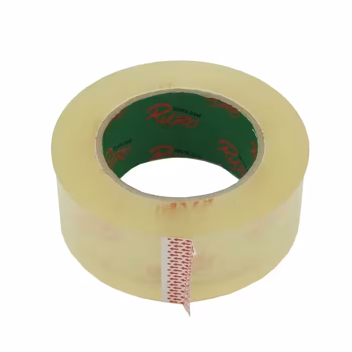 چسب کریستال پهن نواری  180 یارد برند رابو rabo کارتن 36 عددی