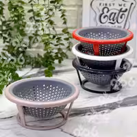 تفاله گیر سیلیکونی پایه دار گرد