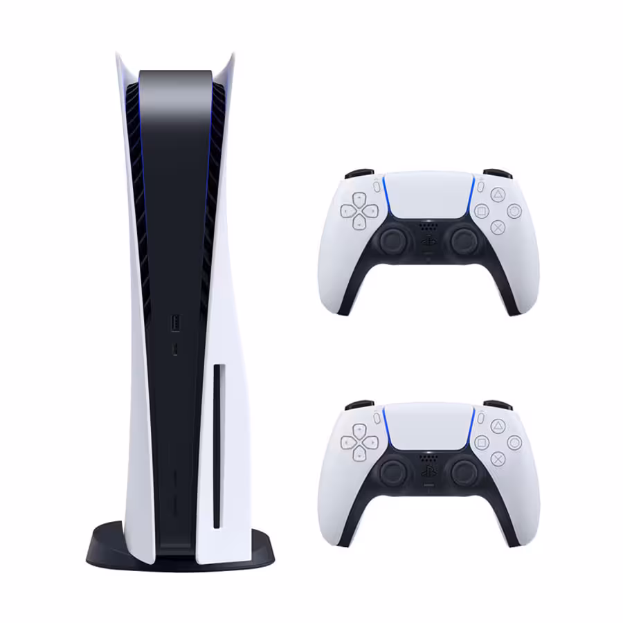 کنسول بازی سونی مدل Playstation 5 ظرفیت 825 گیگابایت به همراه دسته اضافی
