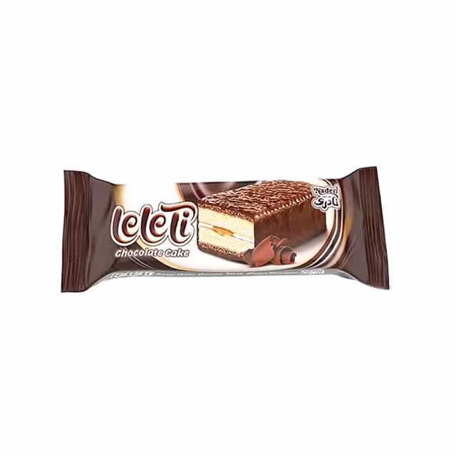کيک لايه ای کاکائويی لی لی تی نادری 40 گرمی