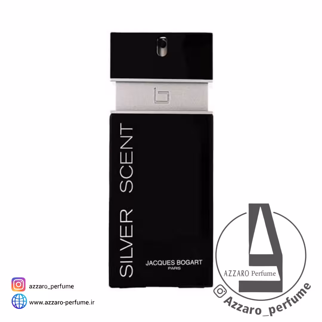 ادکلن بوگارت سیلور سنت مردانه jacques bogart silver scent حجم 100 میل