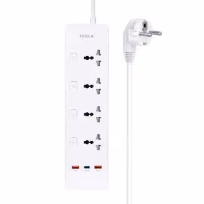 چندراهی برق HISKA مدل CH-5518EU - سفید