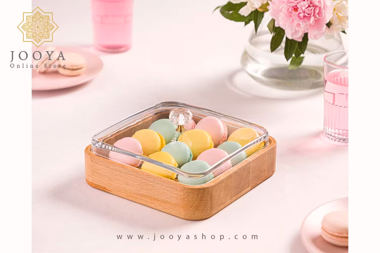 بیسکویت خوری چوبی لیمون