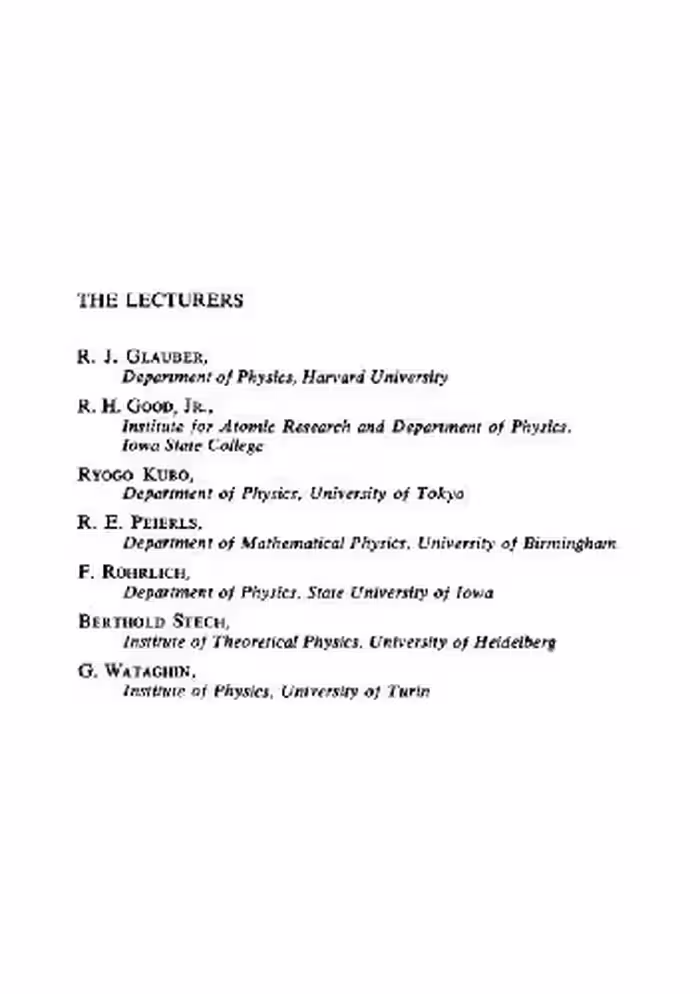 خرید و دانلود نسخه کامل کتاب Lectures in theoretical physics