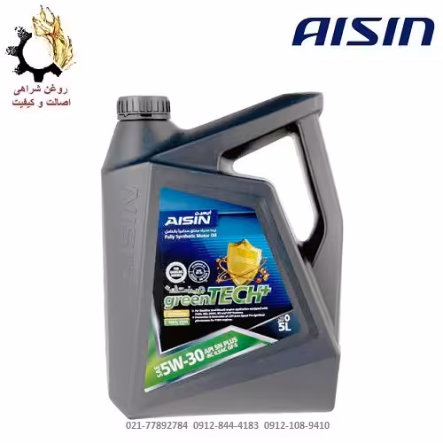 روغن موتور 5W-30 آیسین Aisin SN حجم 5 لیتر