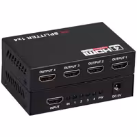 اسپلیتر 4 پورت HDMI ورژن 1.4 وی نت مدل V-SPHD1404