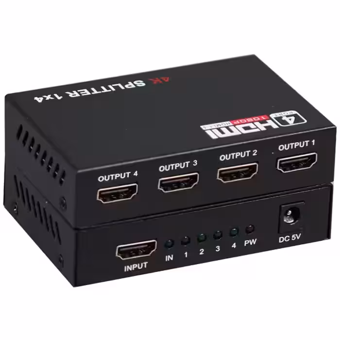 اسپلیتر 4 پورت HDMI ورژن 1.4 وی نت مدل V-SPHD1404