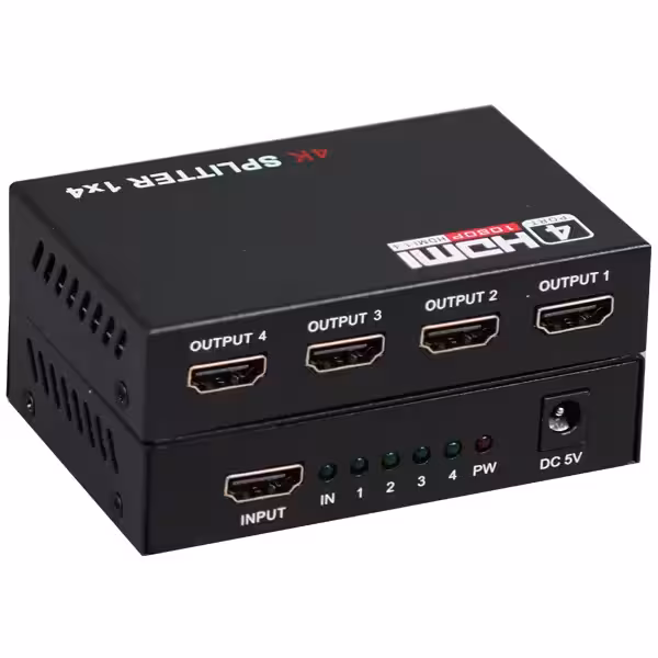 اسپلیتر 4 پورت HDMI ورژن 1.4 وی نت مدل V-SPHD1404