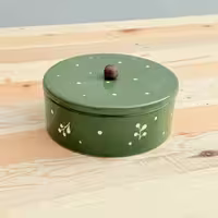 شکلات خوری گرد بزرگ مجموعه اقاقیا رنگ سبز