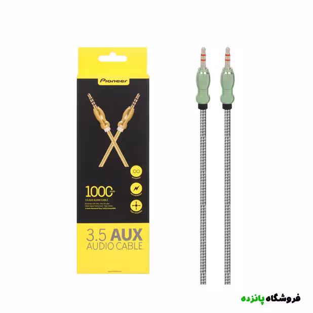 کابل صدا AUX مدل Pioneer – سبز