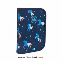 جامدادی کتابی مدل Clipper-blue unicorn برند کول پک Cool pack کد F076670