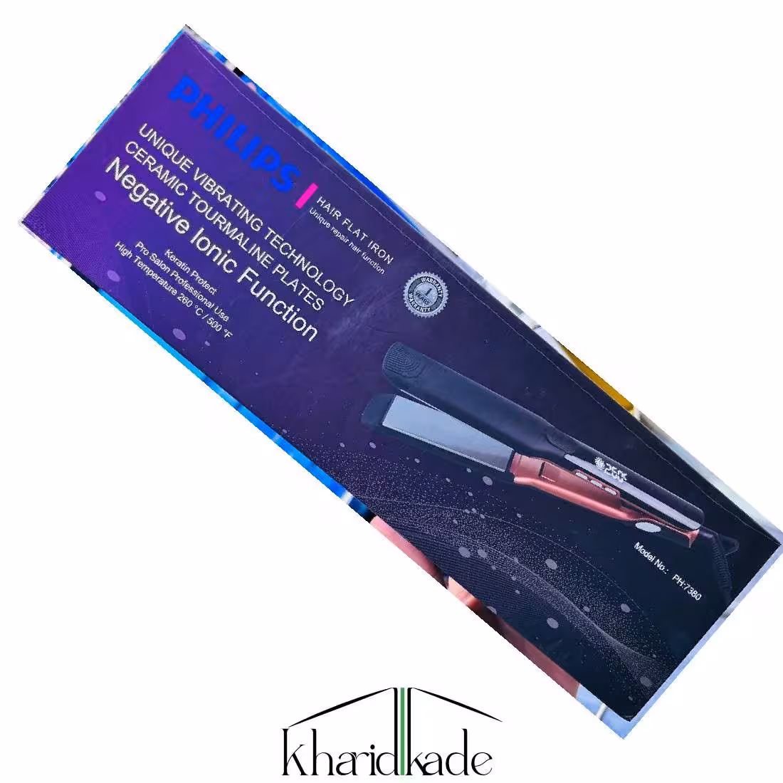 اتو مو حرفه ای فیلیپس ph-7380