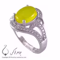انگشتر شرف الشمس نقره زنانه مدل محیا _ کد : 100264