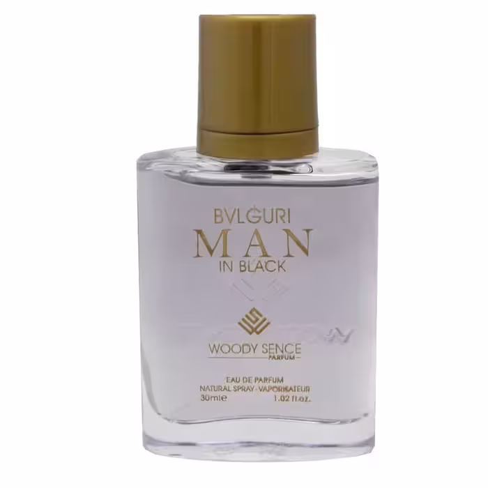 عطر جیبی مردانه وودی سنس مدل BVLGURI IN BLACK حجم 30 میلی لیتر