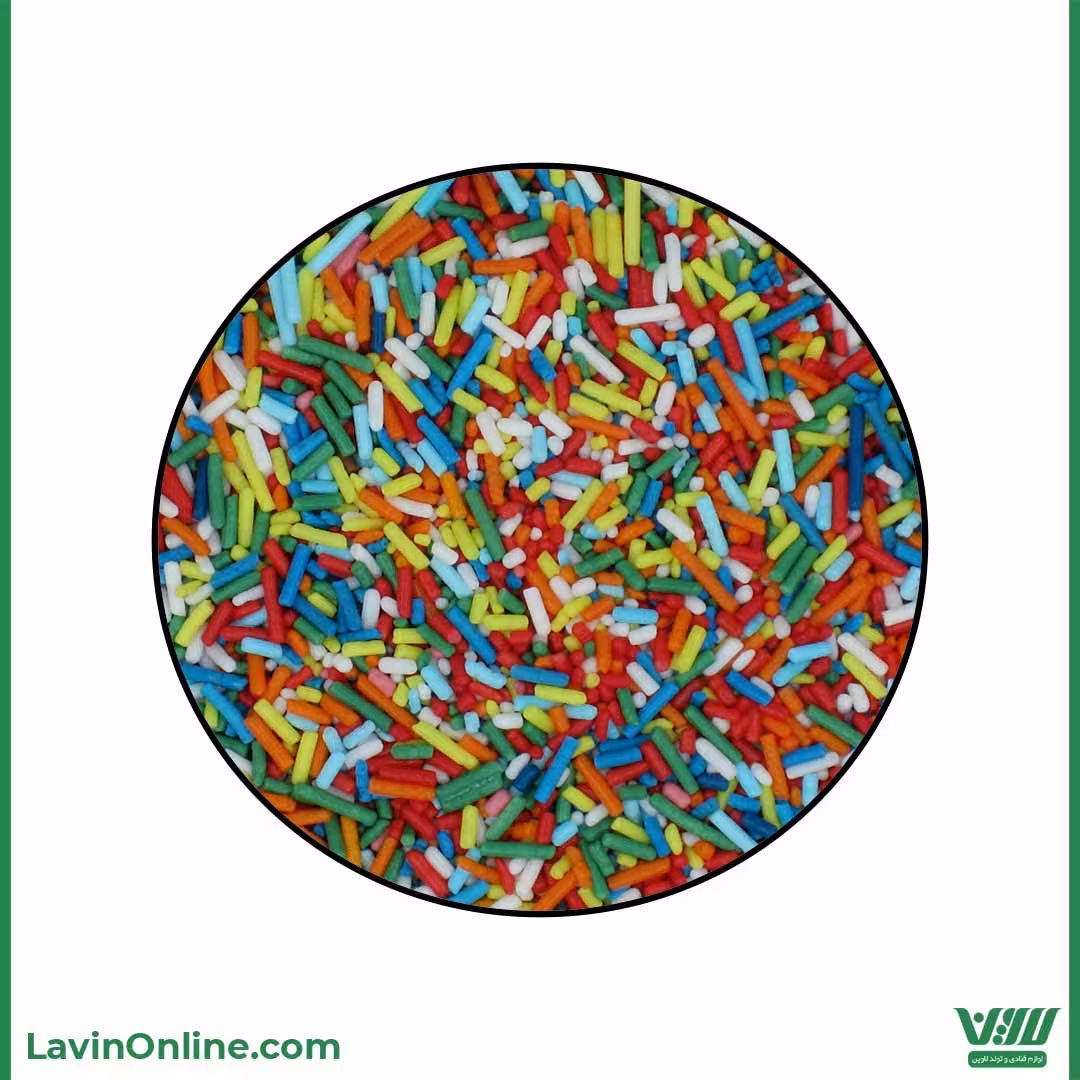 ترافل رشته ای مخلوط رنگین کمان