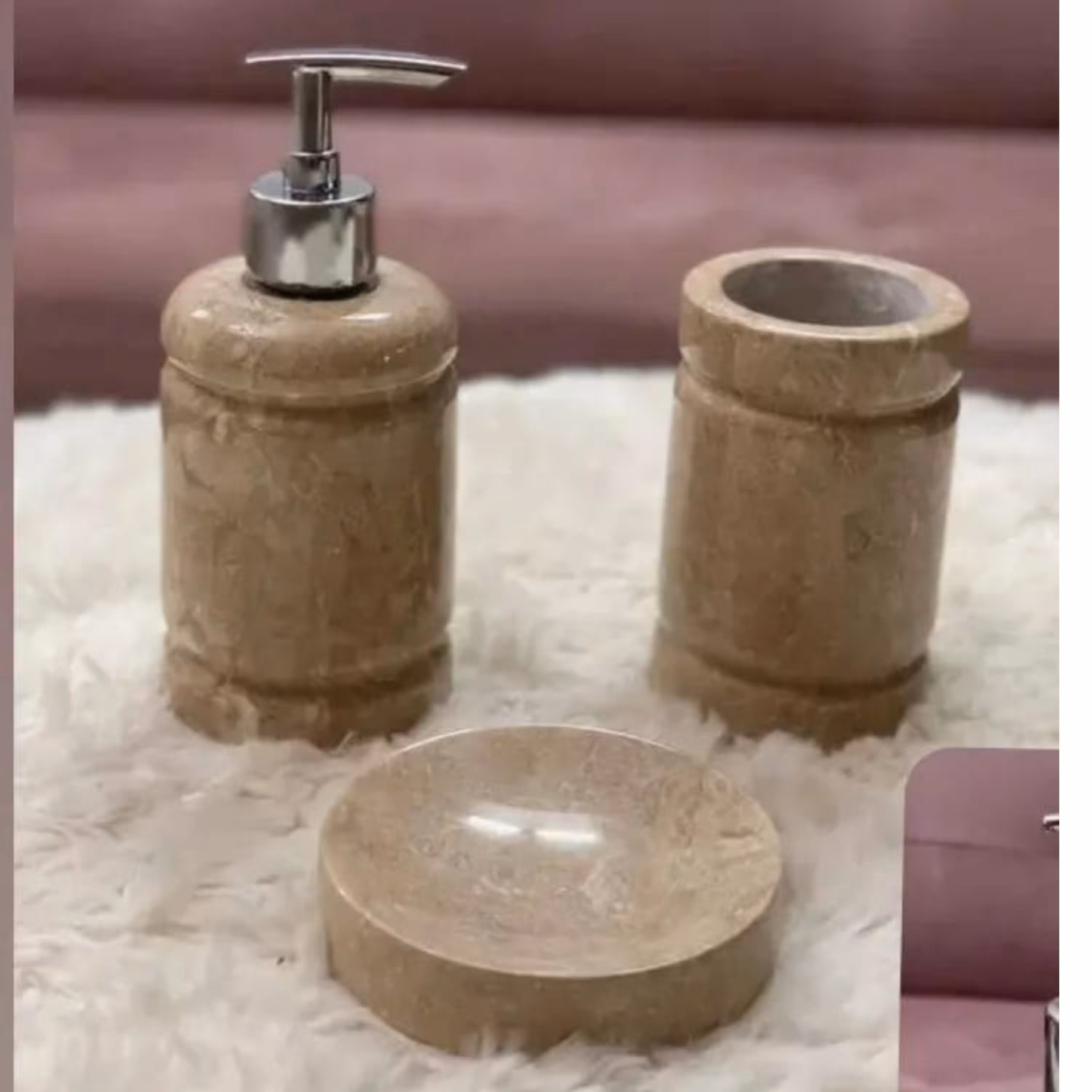 ست 3تیکه سنگی بهداشتی