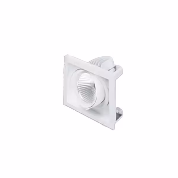 چراغ سقفی توکار گریل تکی بدنه سفید 32 وات ای دی سی EDC نور طبیعی (یخی)