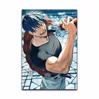 تابلو شاسی گوفی مدل انیمه جوجوتسو کایزن زنین توجی نبرد جادو Toji Jujutsu Kaisen Anime کد SWRD21 | دنیای قاب