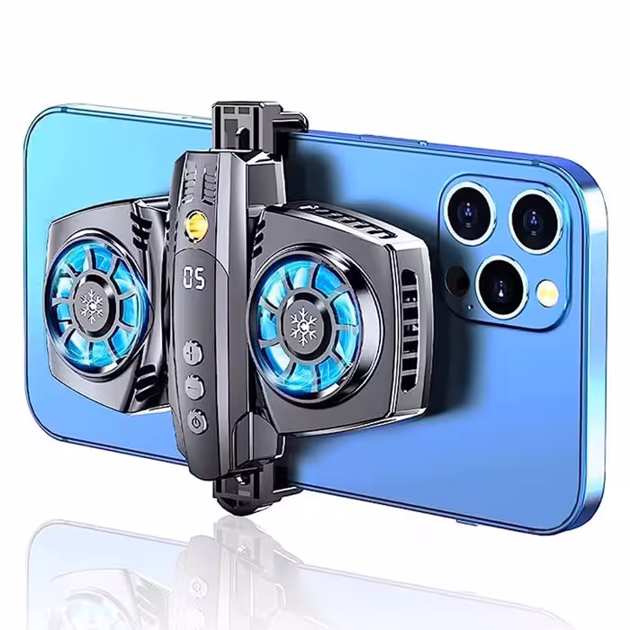 خنک کننده تلفن همراه Semi-Conductor Phone Cooler, Cellphone Radiator with Dual Cooling Chip