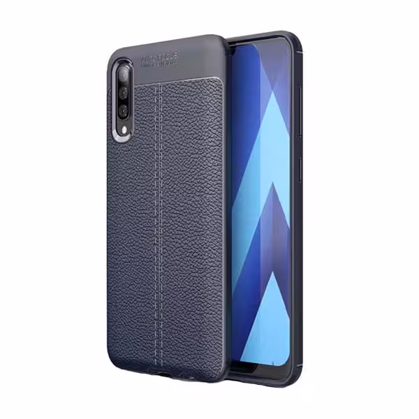 قاب ژله‌ای طرح چرم Auto Focus سامسونگ A50