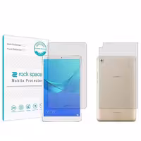 گلس صفحه نمایش و پشت تبلت هوآوی MediaPad M5 8.4 مدل نانو هیدروژل شفاف برند راک اسپیس کد LL