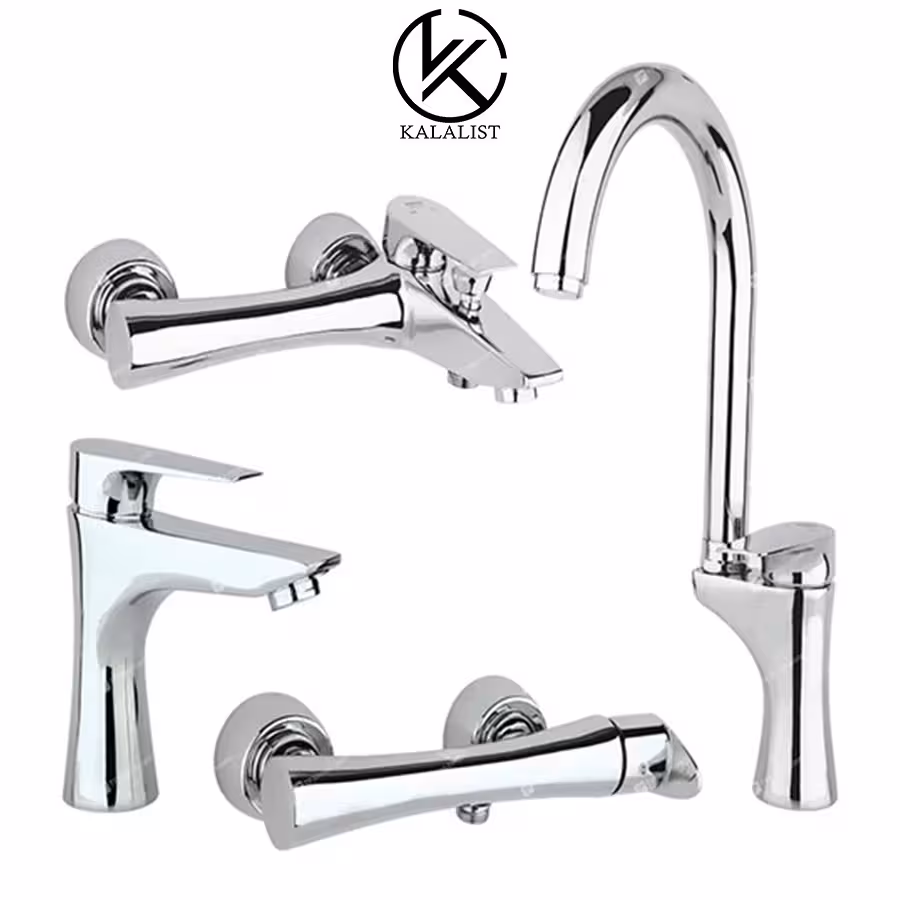 شیرآلات ست راسان مدل آتیس کروم