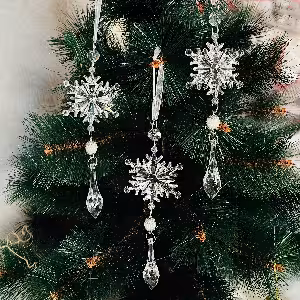 آویز قندیل مروارید دار 21 سانت کد 337