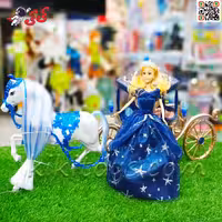 کالسکه و اسب  راهرو اسباب بازی و باربی پرنسس PRINCESS CARRIAGE 374A