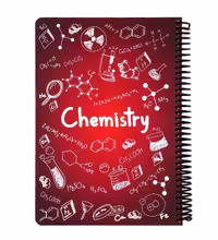 دفتر فرمول 100 برگ رحلی جلد سخت Chemistry پونیکس