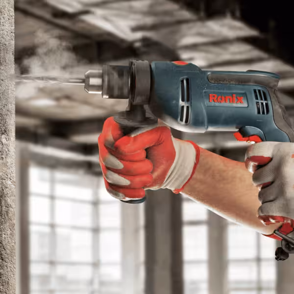 دریل برقی چکشی 13 میلی‌متری آچاری 750 وات 3000 دور