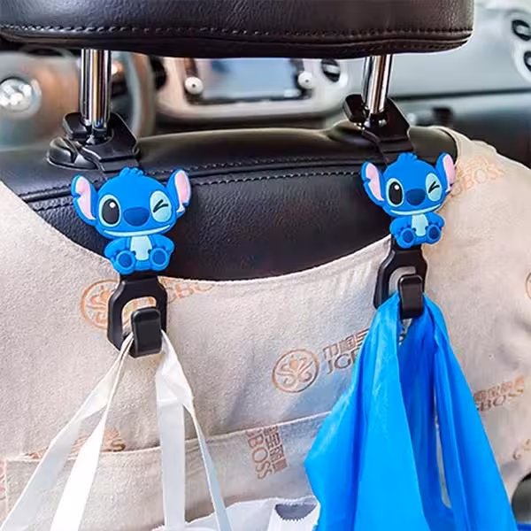 گیره فانتزی نگهدارنده نایلون ماشین Car Cartoon Seat Back Hook