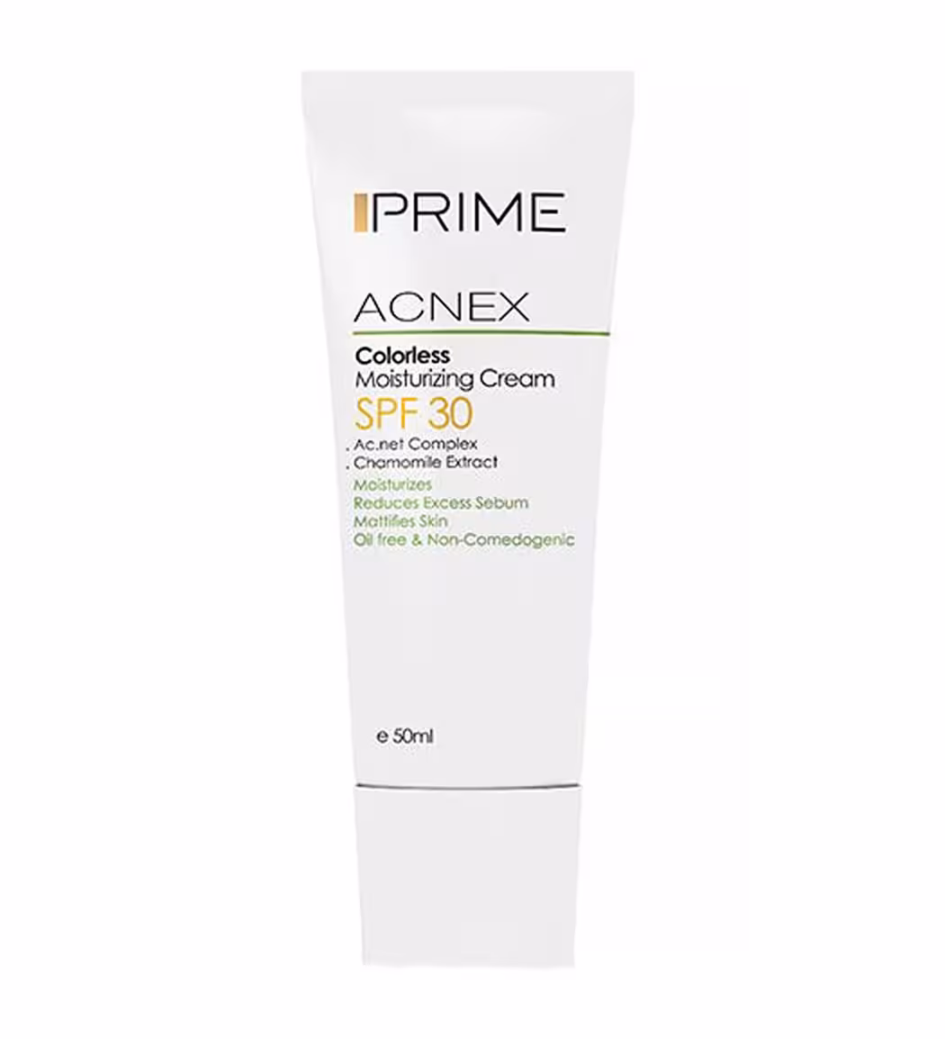 کرم مرطوب کننده بدون رنگ SPF30 پرایم