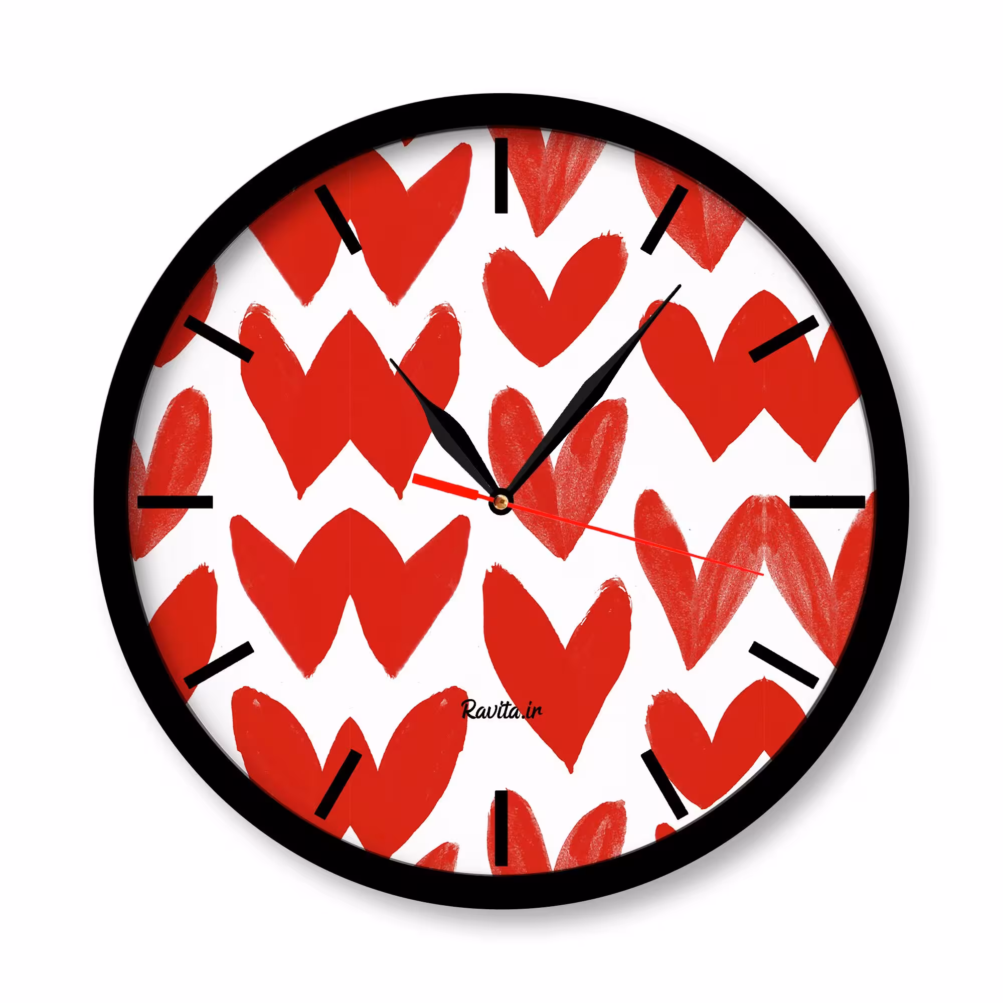 ساعت‌های دیواری راویتا طرح قلب 2215