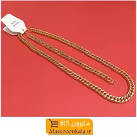 ست گردنبند و دستبند زنجیر کارتیه یا کارتیر طلایی D وزن 28 گرم فروش تک و تعداد ZBD-020