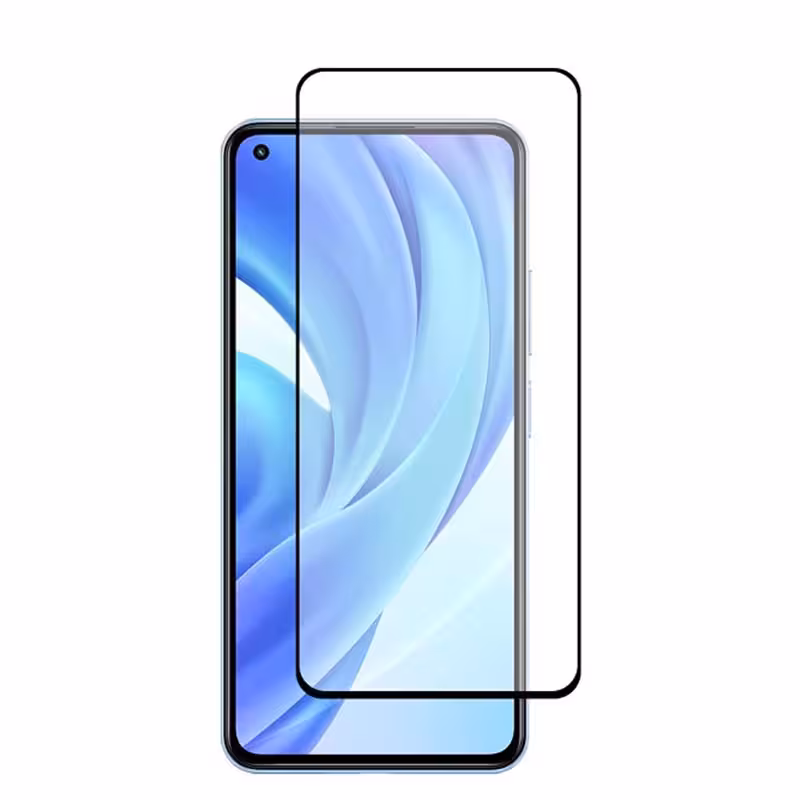 محافظ صفحه نمایش شیشه ای گلس شیائومی Full Glass Screen Protector For Xiaomi Mi 11 Lite