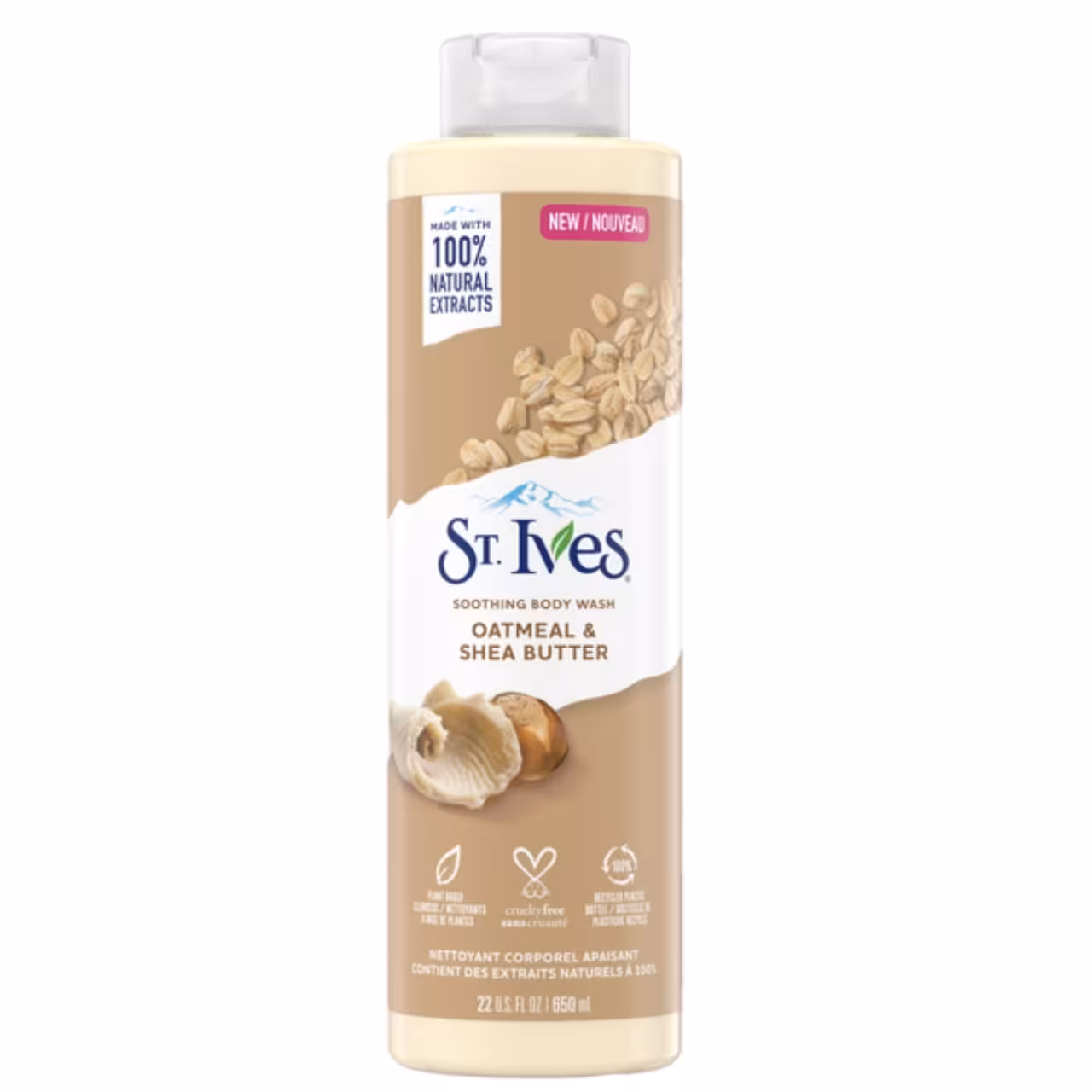شامپو بدن سینت ایوز  مدل Oatmeal &amp; Shea Butter حجم 650 میلی لیتر