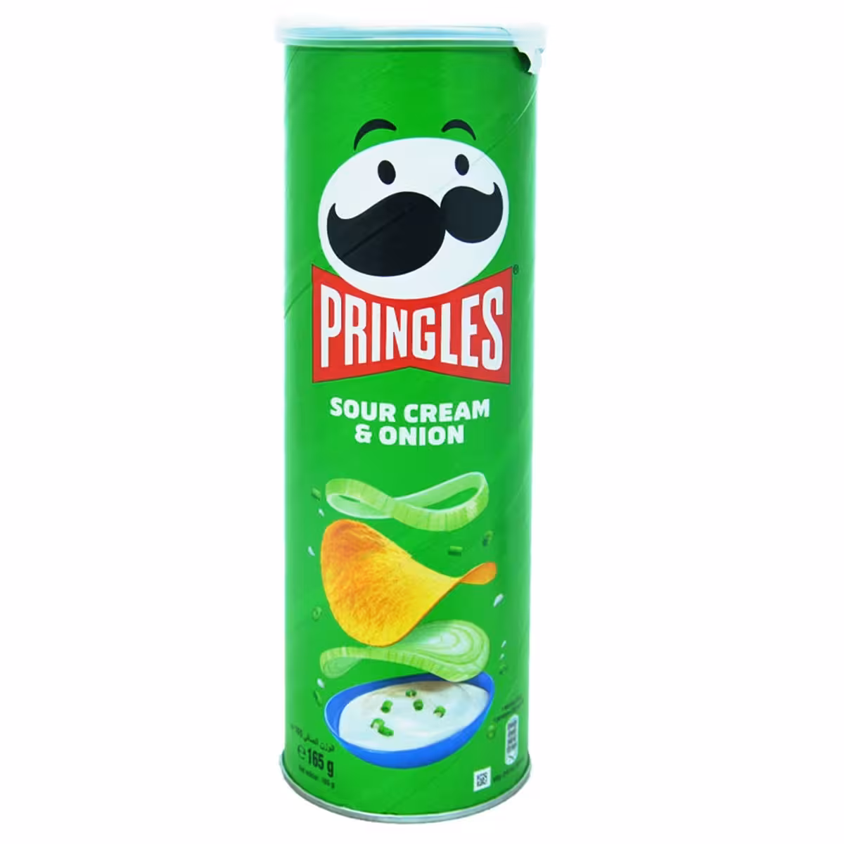 چیپس پرینگلز pringles با طعم پیاز و خامه ترش 165 گرم